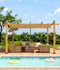 10 x 13 ft Wood-Grain Aluminum