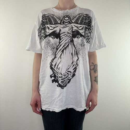 Y2k vintage affliction graphic - vintage,