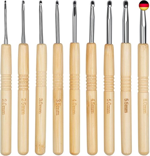 Häkelnadel set stück - 9,