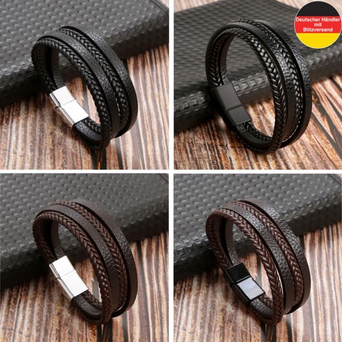Herren leder armband - armband, schmuck