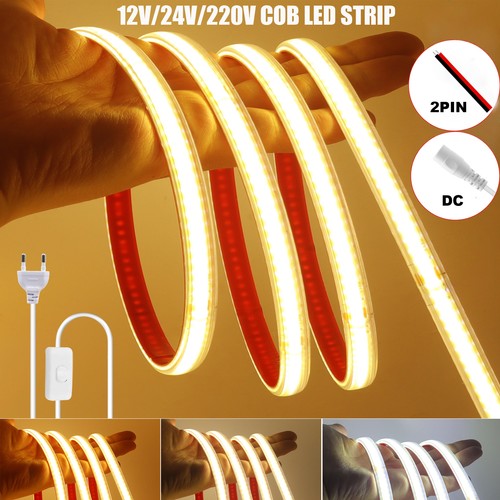Cob led streifen 12v - 12v, 24v