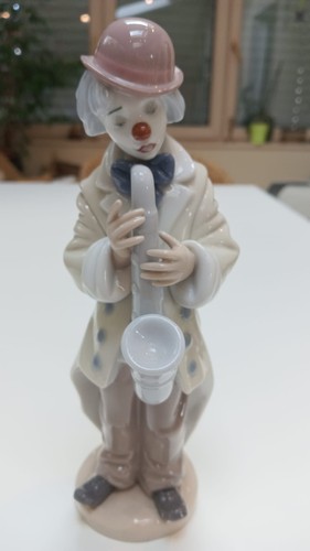Porzellanfigur sad sax - porzellanfigur, #5471