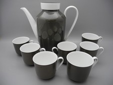 Arzberg 7 Kaffeetassen Kaffeekanne Form 2200 Dekor 3522