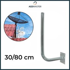 Geländerhalter 75cm Sat Schüssel Mast Ausleger Balkon Halterung Schelle