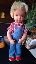 W. Goebel Jungenpuppe ERBS 3901 Jahr 1962, im "blauen Anton"