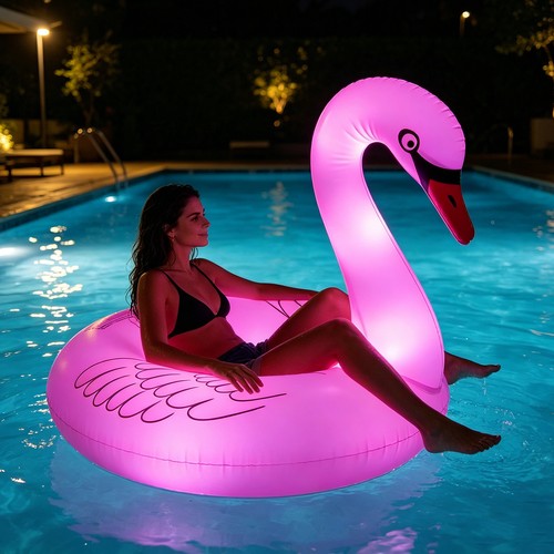 Schwan aufblasbare schwimmring - schwan,
