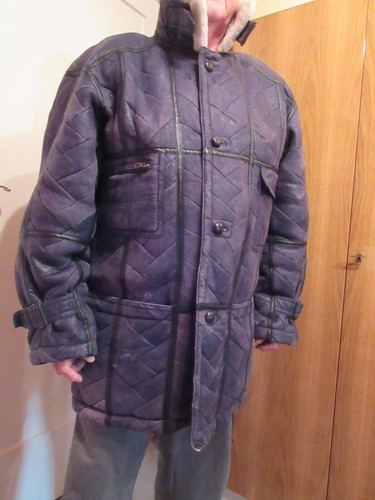 Winter lederjacke mit echtem - winter-lederjacke,