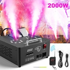 2000W DMX Nebelmaschine Bühnenlicht RGB LED Rauch vertikal  Upspray Halloween
