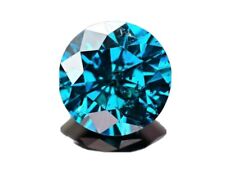 Wertvoller 0.46 ct Fancy Blue Moissanit