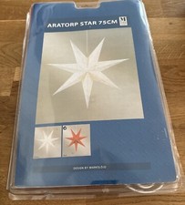Markslöjd Weihnachtsstern Papier E14 rot Durchmess 75cm Licht Weihnacht Geschenk