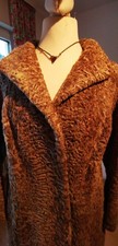Kutscher Pelz Eberbach Angefertigte Persianer Pelz Mantel GR. 44, handmade