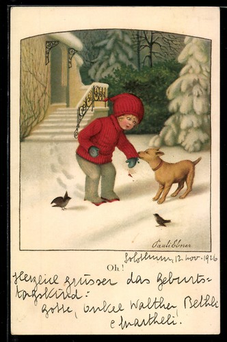 Künstler pauli ebner hund - pauli,