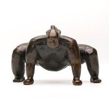 Japanische Bronzeskulptur Sumo