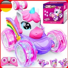 Ferngesteuertes.Auto LED RC Auto mit Fernbedienung Einhorn RC Stunt Fahrzeug