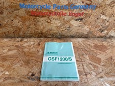 Suzuki GSF1200 Bandit WVA9 Owners Manual Fahrerhandbuch Book Buch Handbuch