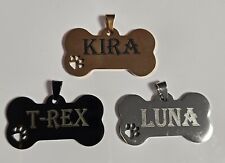 Hundemarke mit Gravur Name ID TAG Hund Erkennungsmarke Personalisiert
