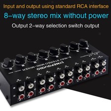 8 in 2 Out AV Switch RCA