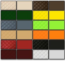 Kunstleder Gesteppt Leder Stoff kaschiert 5x5 Polstersotff Möbelstoff