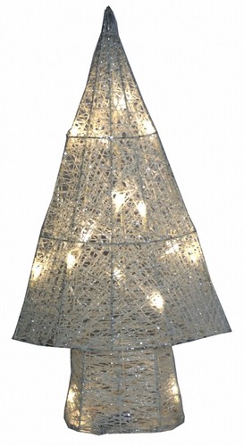 Weißer metall tannabaum - weißer, mit
