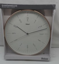 Wanduhr MEBUS Quarz Uhr analog