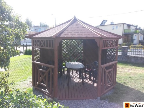 Gartenlaube holz pavillon - pavillon, mit
