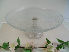 Tortenplatte glas auf fuß - glas,
