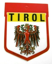 Souvenir-Aufkleber Tirol Landeswappen Adler Innsbruck Österreich 70er Oldtimer