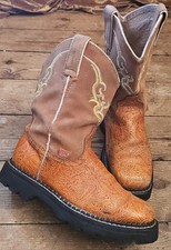 Justin orange geprägter