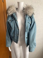 Jeansjacke mit Kapuze