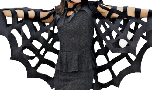 Spinnennetz umhang unisex - umhang,