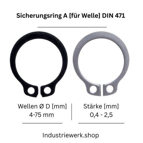 Sicherungsring din 471 - a,