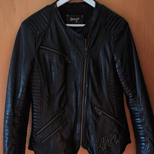 Maze damen biker lederjacke - biker,