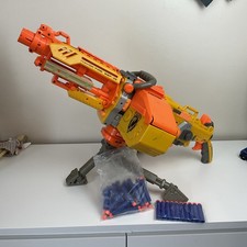 Nerf N-Strike Havok Fire EBF-25 motorisierter Maschinengewehr Blaster - getestet funktioniert