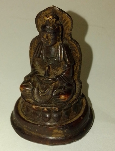 Antike sitzender buddha figur - sitzender,