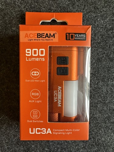 Acebeam uc3a orange 900 - 900, lumen