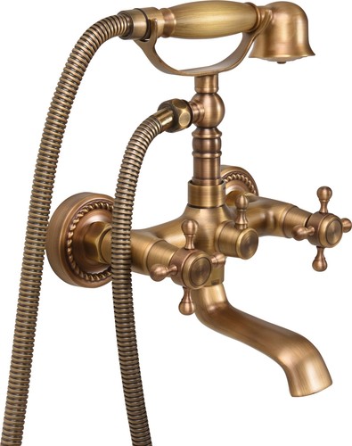 Badewannenarmatur retro bronze - badewannenarmatur,