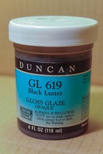 Keramikglasur duncan black - keramikglasur,