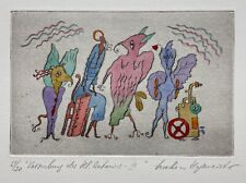 Sacha von Hagemeister, Versuchung d..., Grafik, Radierung