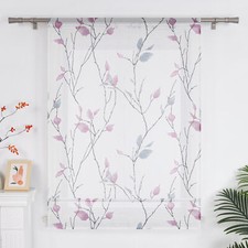 Transparent Raffrollo Blatt