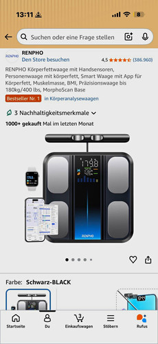 Renpho körperanalysewaage - renpho,