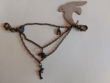 Gürtelkette Metall Charivari Karabinerkette Uhrenkette?