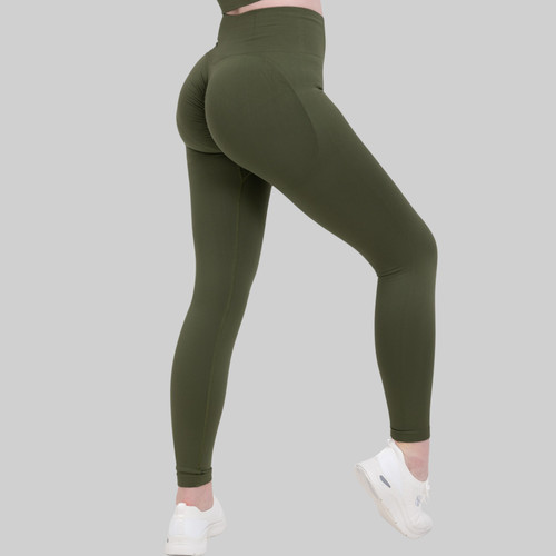 Damen scrunch yoga leggings - yoga,