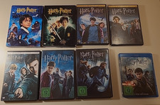 Harry Potter- ALLE 8 Filme: 7x DvD + 1x Blu-ray