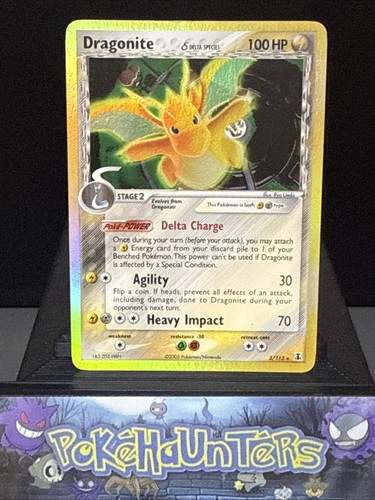 Pokemon karte dragonite 113 - pokemon, 3/113