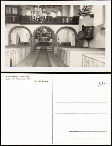 Ansichtskarte schortens - ansichtskarte,