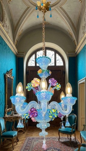 Antiker murano kronleuchter - murano,