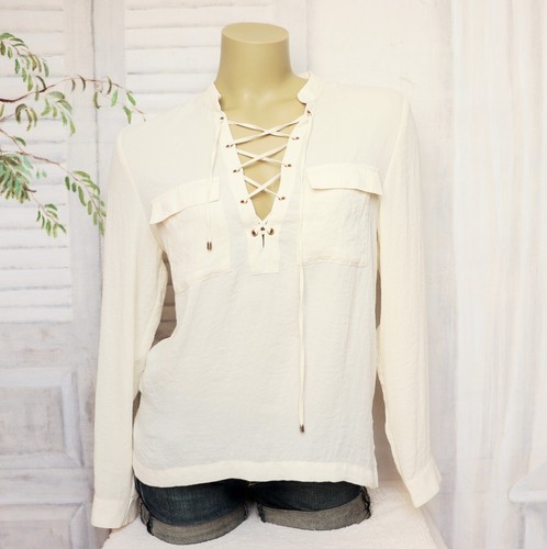 Beige weiße chiffon - beige,