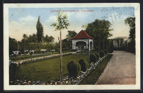 Erfurt laubengang im - erfurt,,