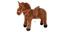 John Plüschpferd Soundfunktion braun Reiten Pferd Kinder Reitpferd Standpferd