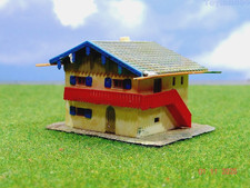 FALLER Spur N 2246 Berghaus Alpenhaus Berghütte Wohnhaus  - beleuchtet ! | B285